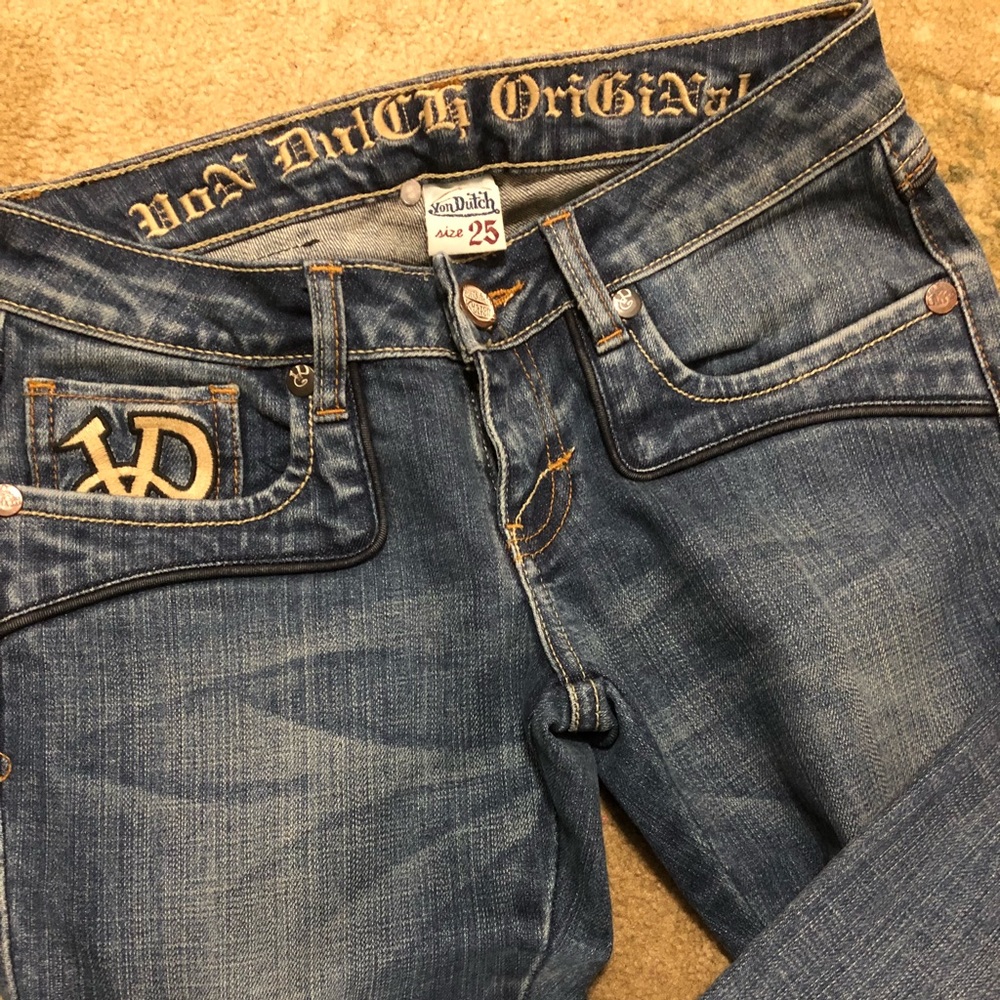 Von Dutch jeans size 25 skinny